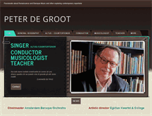 Tablet Screenshot of peter-de-groot.com